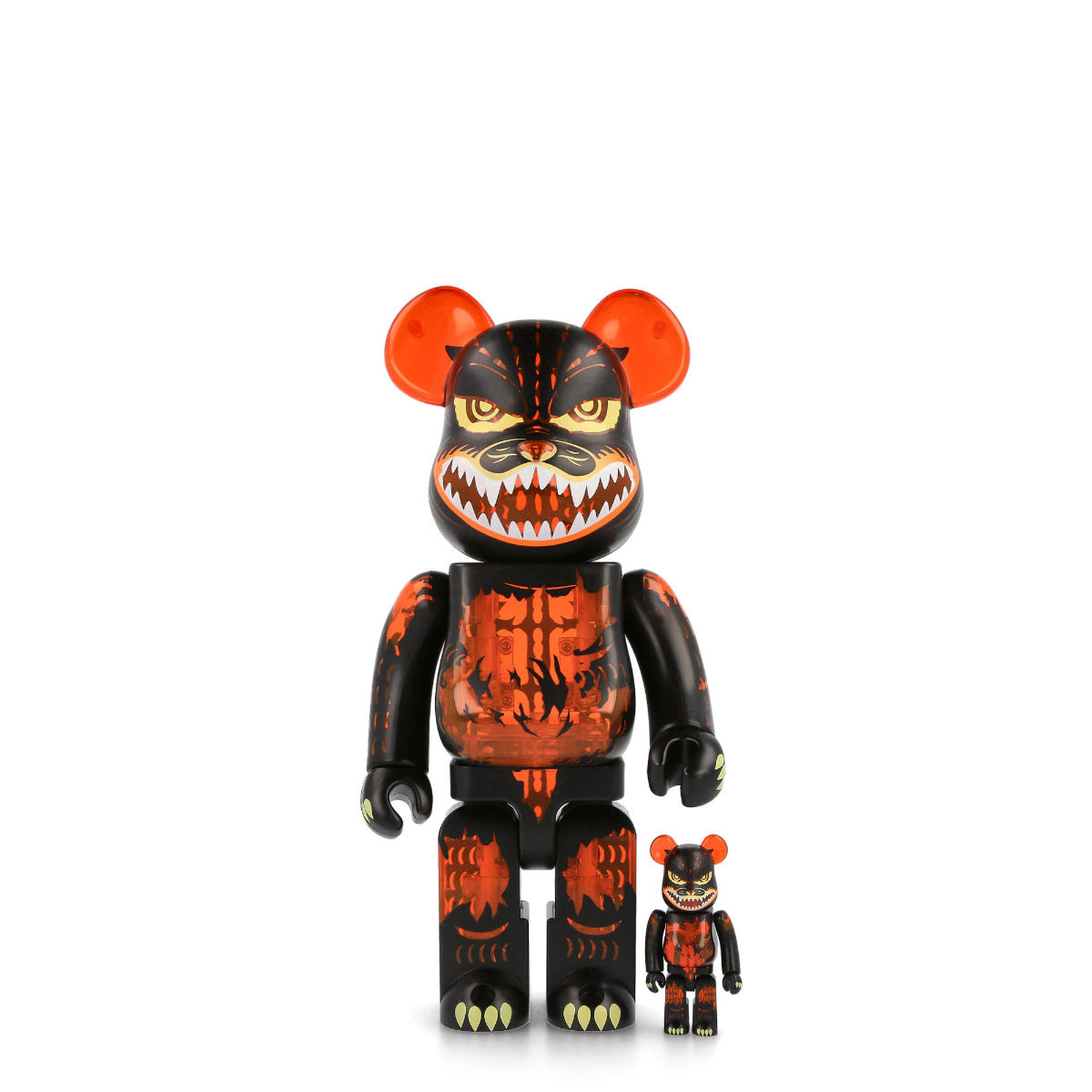 Be@rbrick Godzilla Meltdown: Clear Orange Version 1000% | GATE