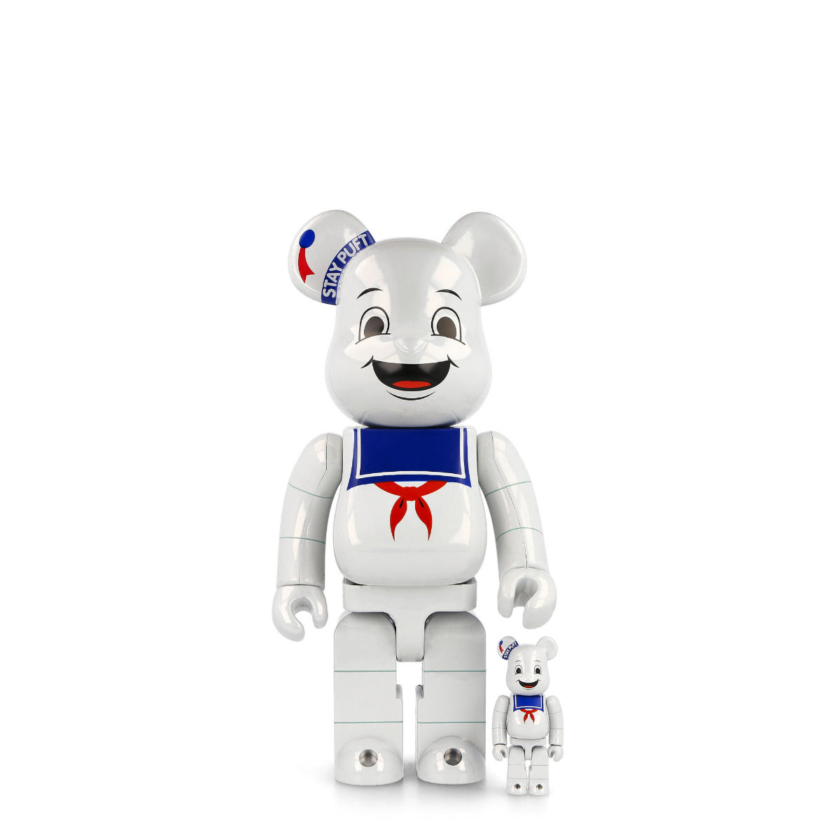 Be@rbrick Stay Puft Marshmallow Man White Chrome Version 1000% | GATE