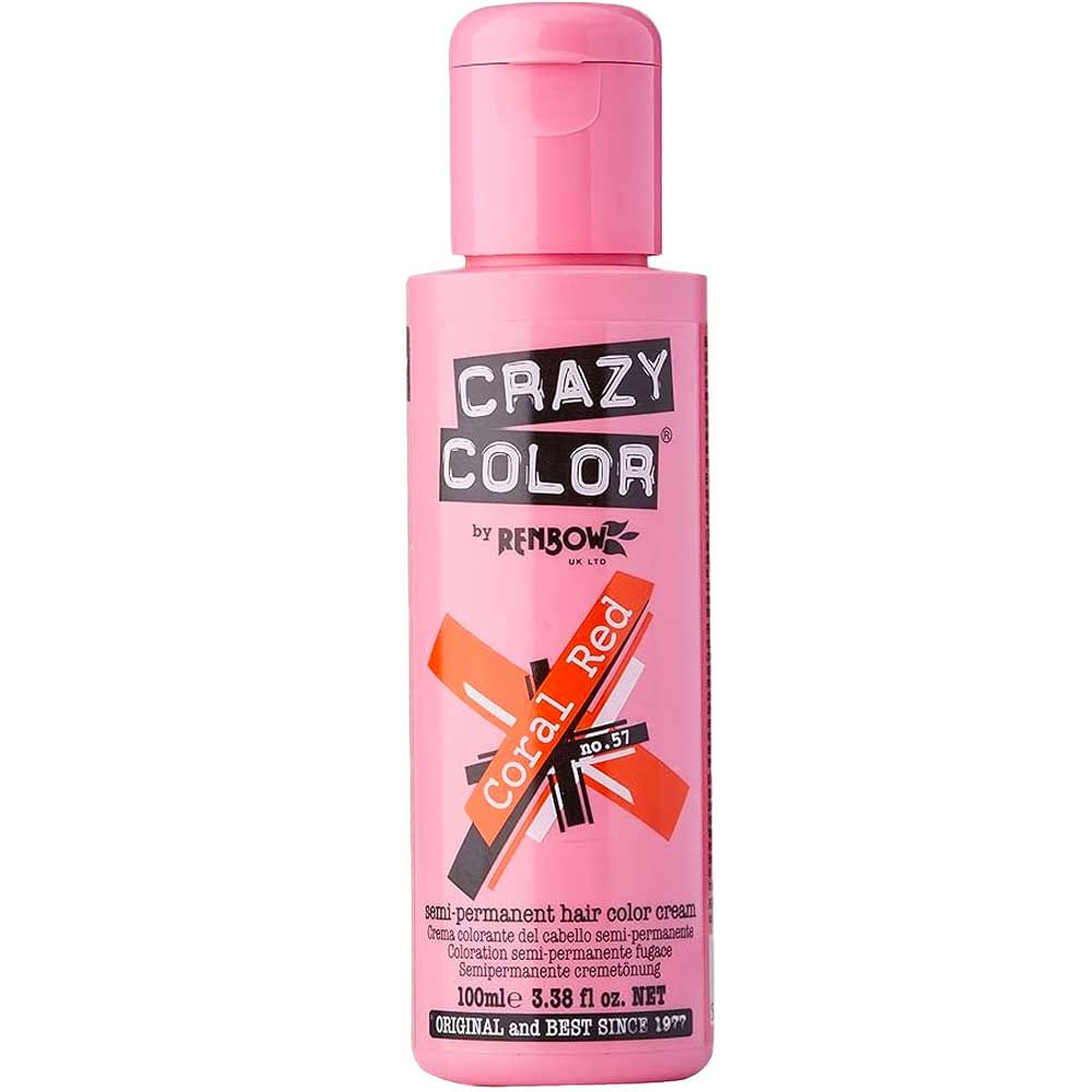 Picture of Crazy Colour 100ml - Coral Red