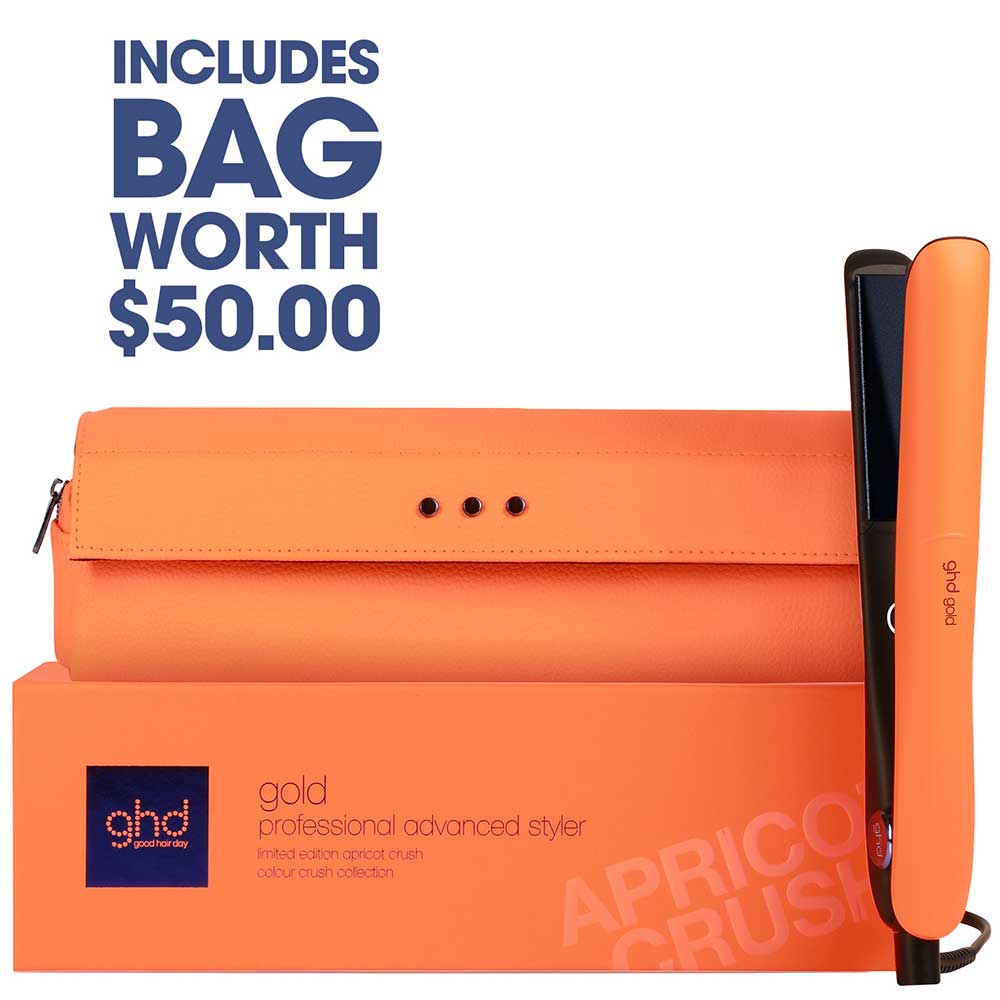 Picture of gold Hair Straightener in Apricot Crush