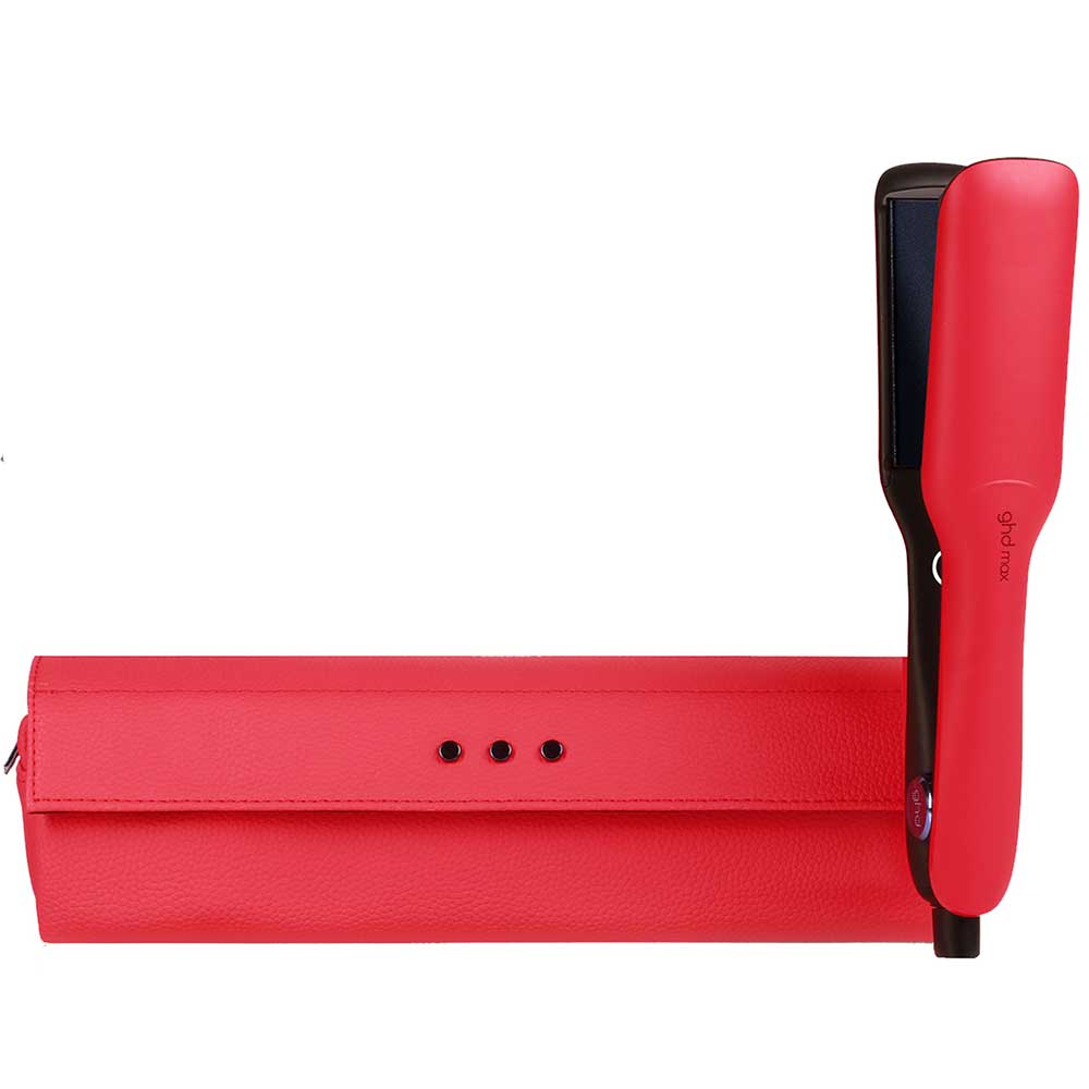 Picture of max Wide Plate Hair Straightener in Radiant Red