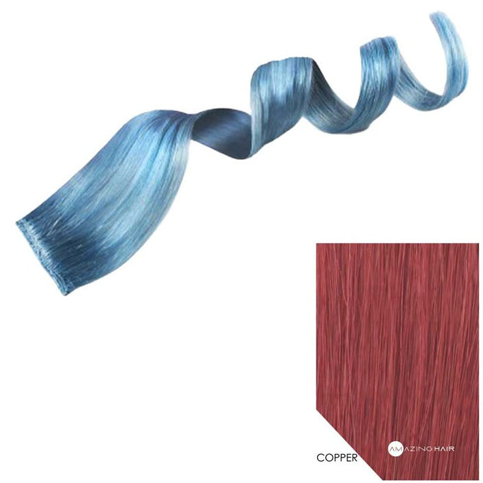 20" Human Hair Single Clip-in - Copper