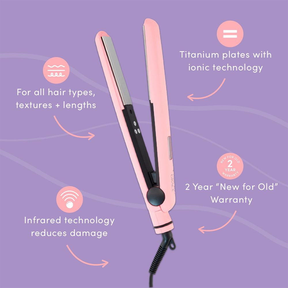 Picture of Titanium Hair Straightener - Pink Punch