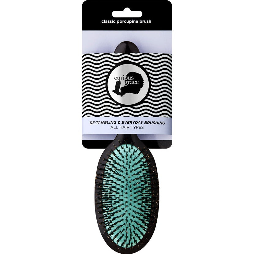 Classic Boar Bristle Cushion Brush M