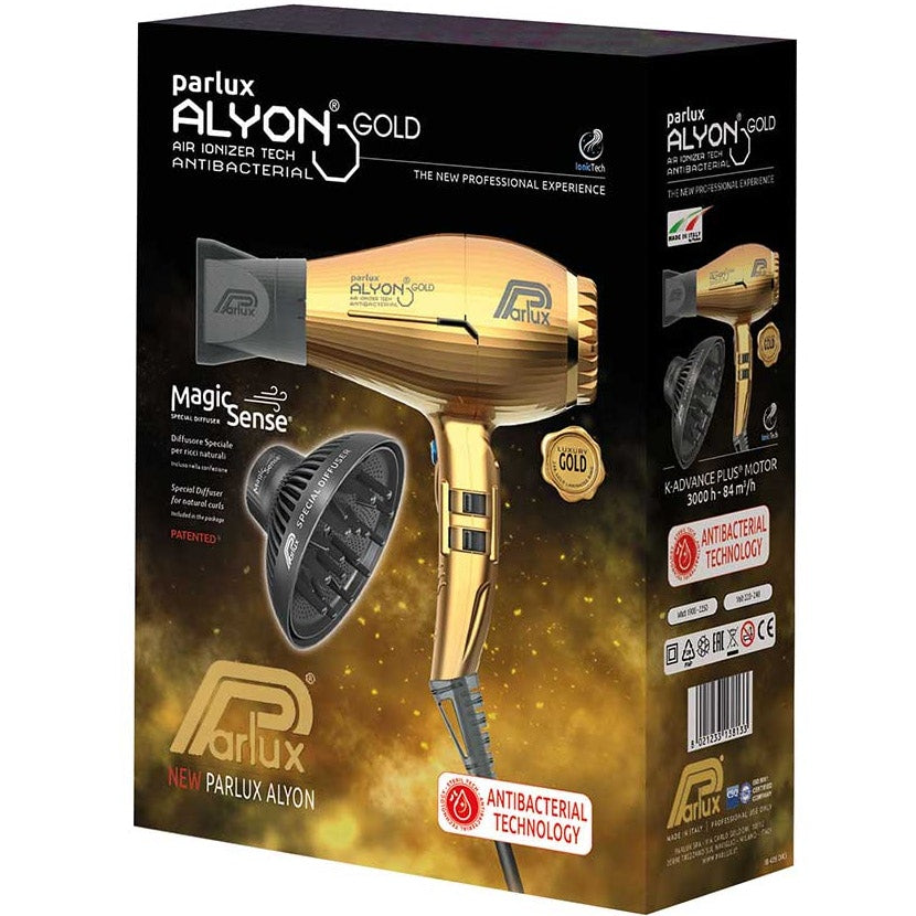 Alyon Air Gold Ionizer Dryer 2250W With Diffuser Pack