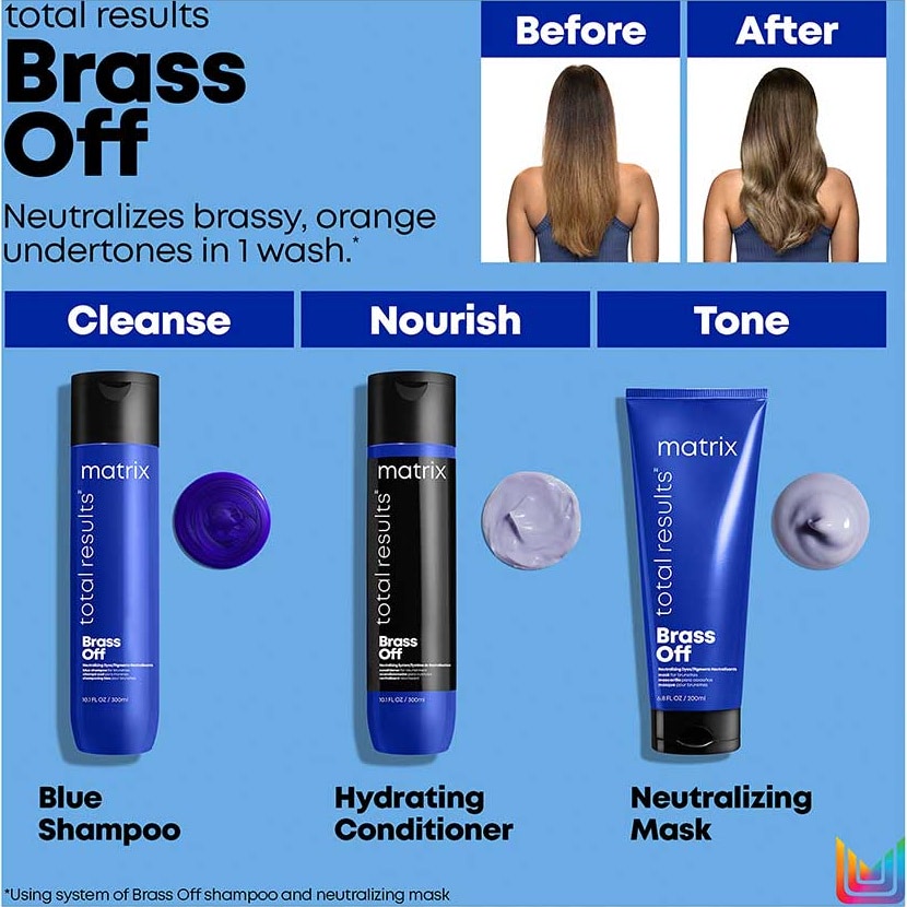 Picture of Total Results Brass Off Shampoo 300ml