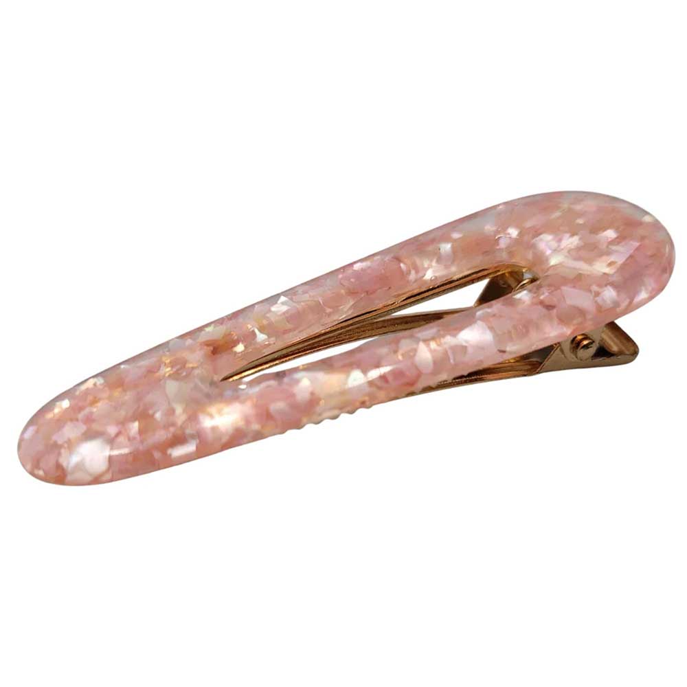 Picture of Sugar Marbleized Metal Clip - Pink Lemonade