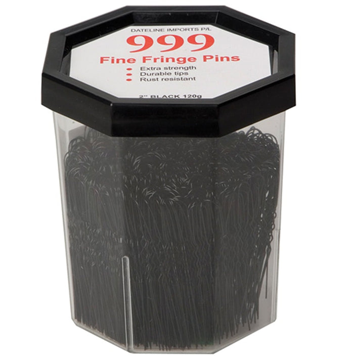 Fringe Pins 250g Tub 2Inch Black