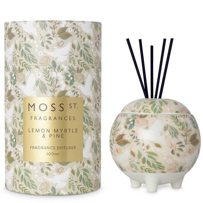 Lemon Myrtle & Pine Mini Ceramic Diffuser 100ml