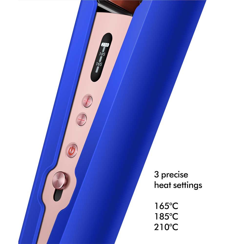 Corrale Cordless Straightener In Blue/Blush