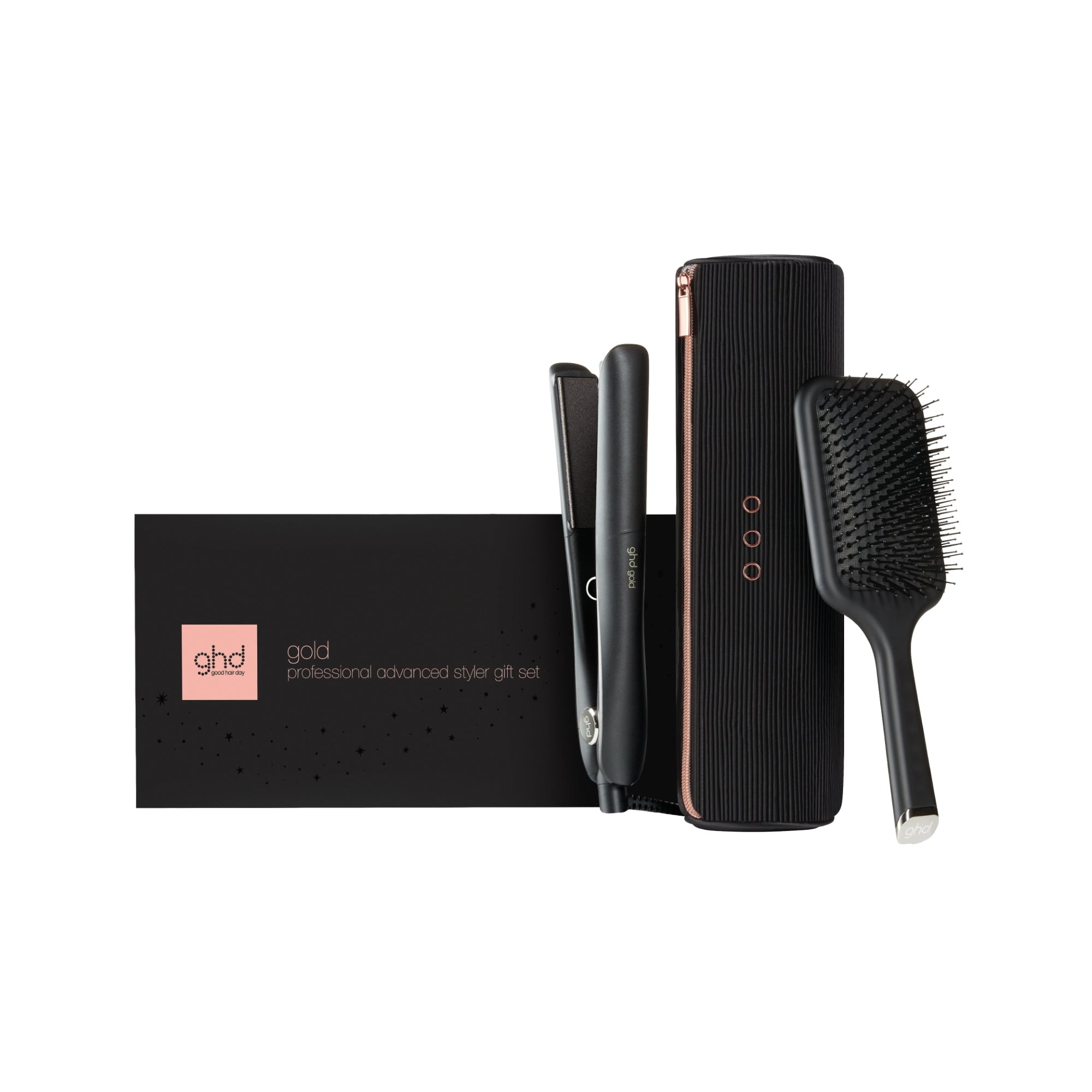 Gold Styler Gift Set in Black