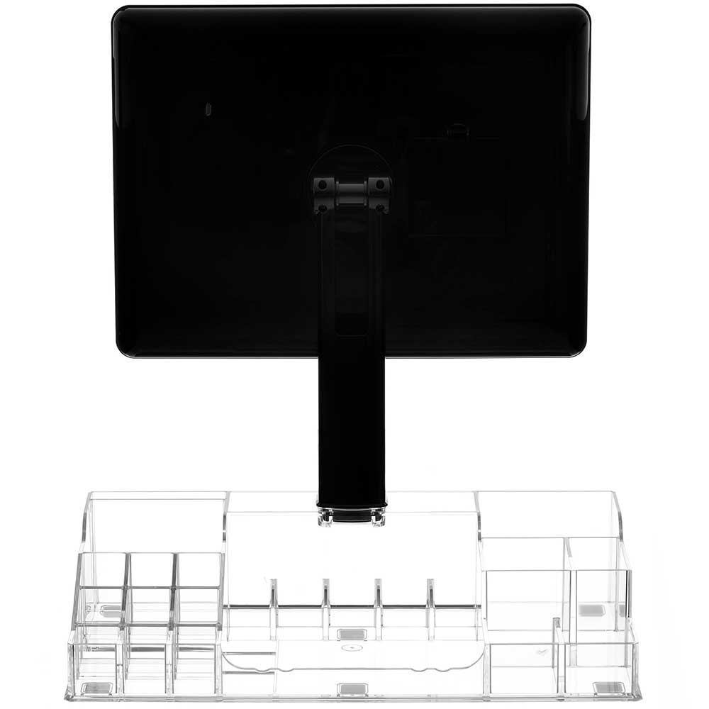 Picture of Radiance LED Beauty Mirror with Organiser - Black