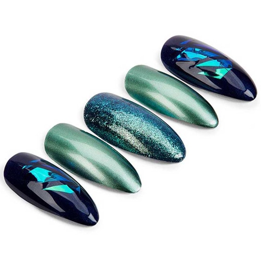 Picture of Nail Addict Green Glitter Chrome