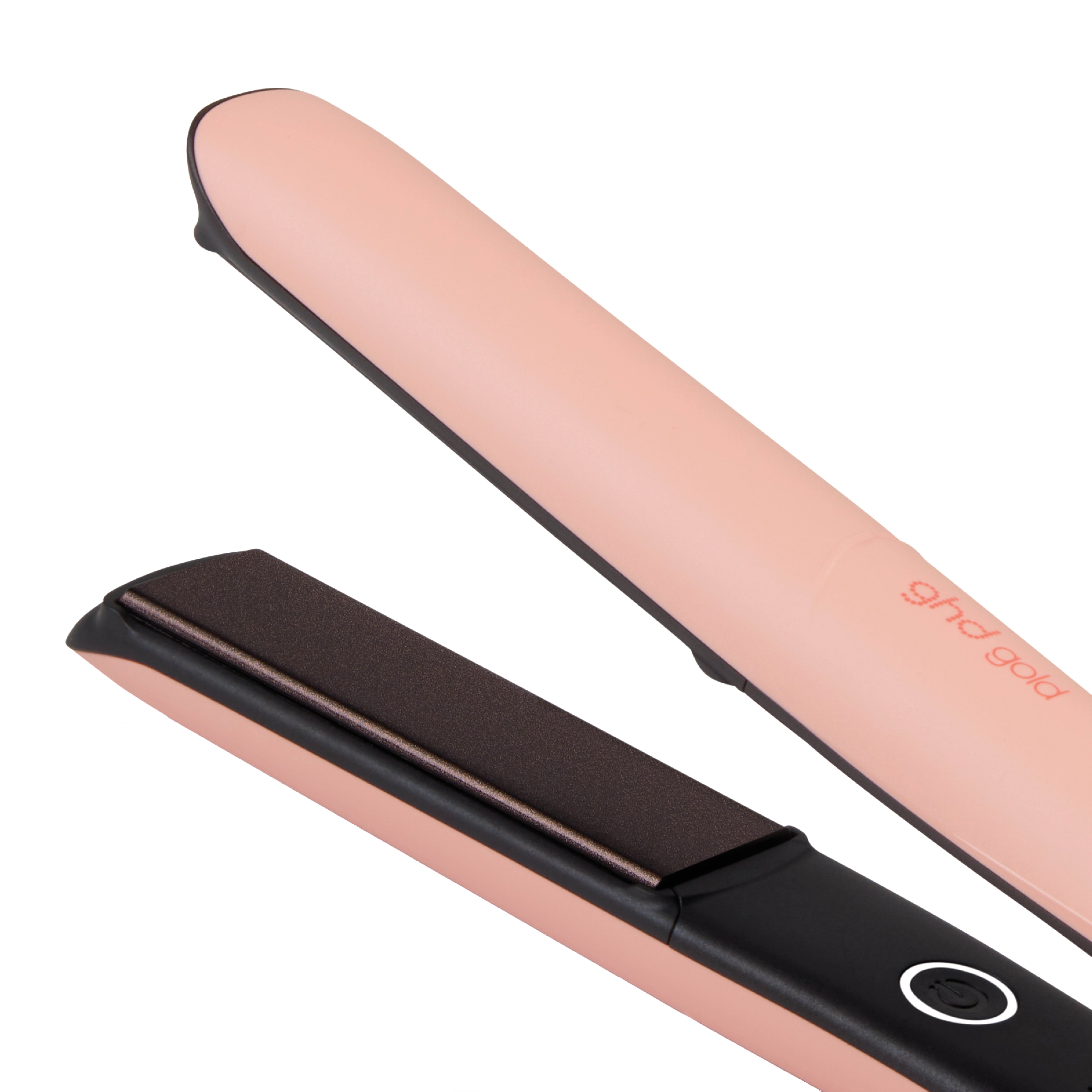 Gold Hair Straightener Limited Edition In Pink Peach