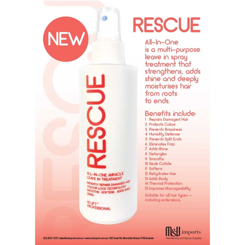 Picture of Rescue Spray All-In-One Miracle Leave In Treatment 200ml