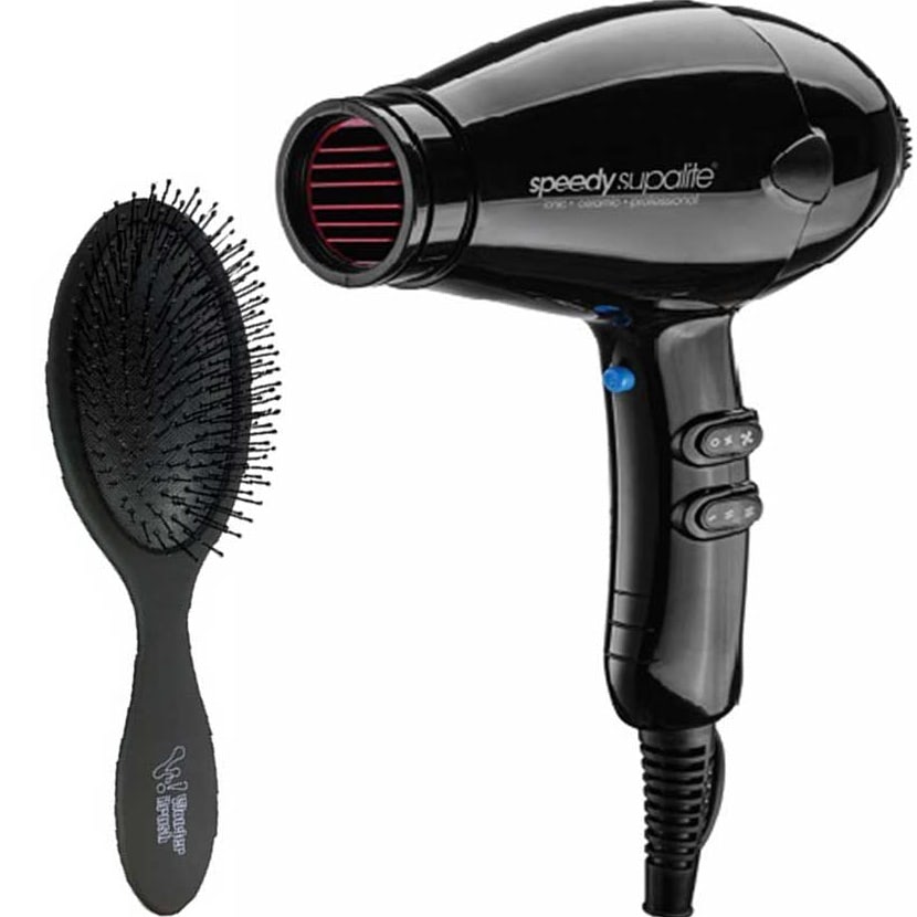 Picture of Supalite Ceramic Black Dryer & Brush Pack