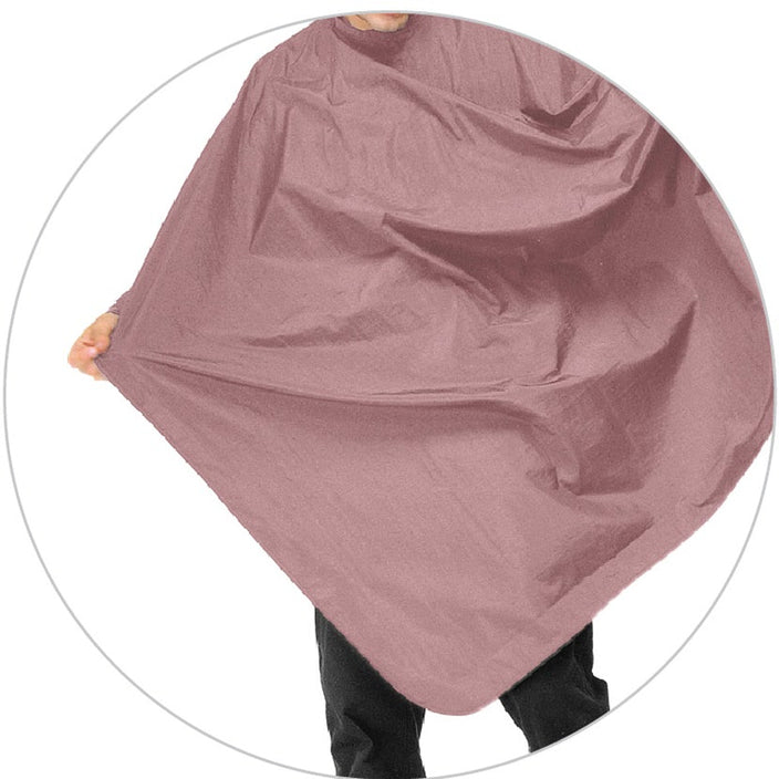 Polyester Cutting Cape Dusty Pink