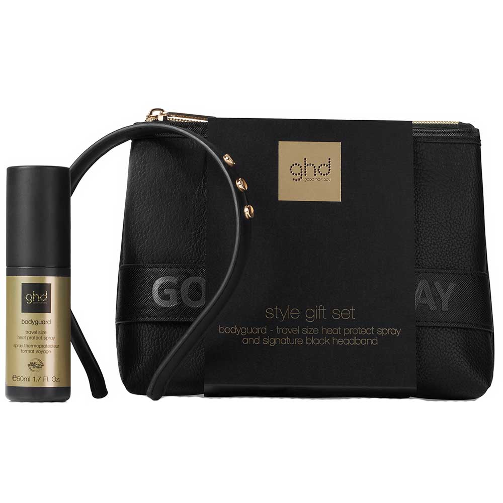 Picture of ghd mini Bodyguard Heat Protect Spray 50ml Headband & Vanity Pouch