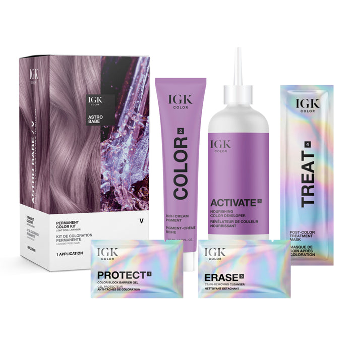 Permanent Color Kit Astro Babe- Light Cool Lavender