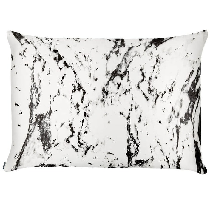 Qs Pillowcase White Marble