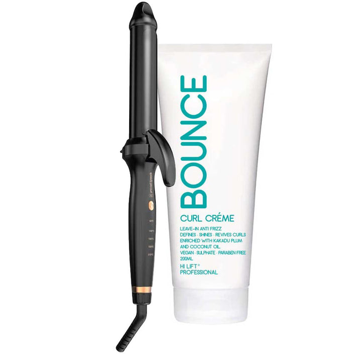 Procurl Curling Tong With Bonus Hi Lift Bounce Tube Curl Creme