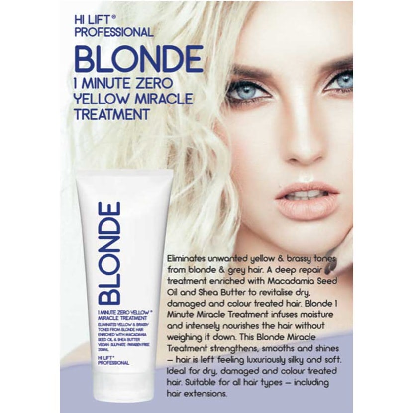 Picture of Blonde Tube 1 Minute Miracle Treatment 200ml