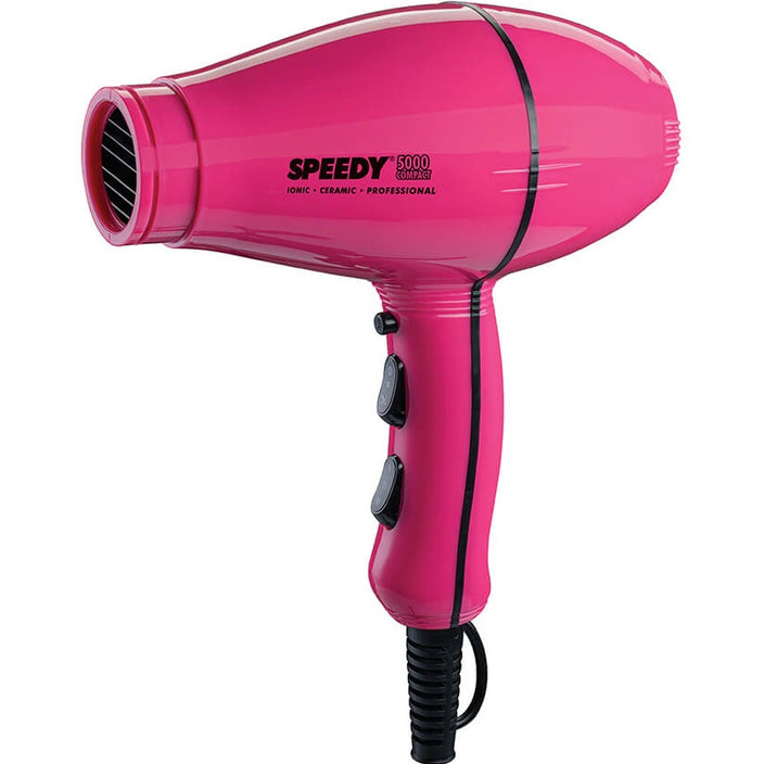 SPEEDY 5000 Professional Compact Hairdryer - Black - Hair Dryer/Blow Dry