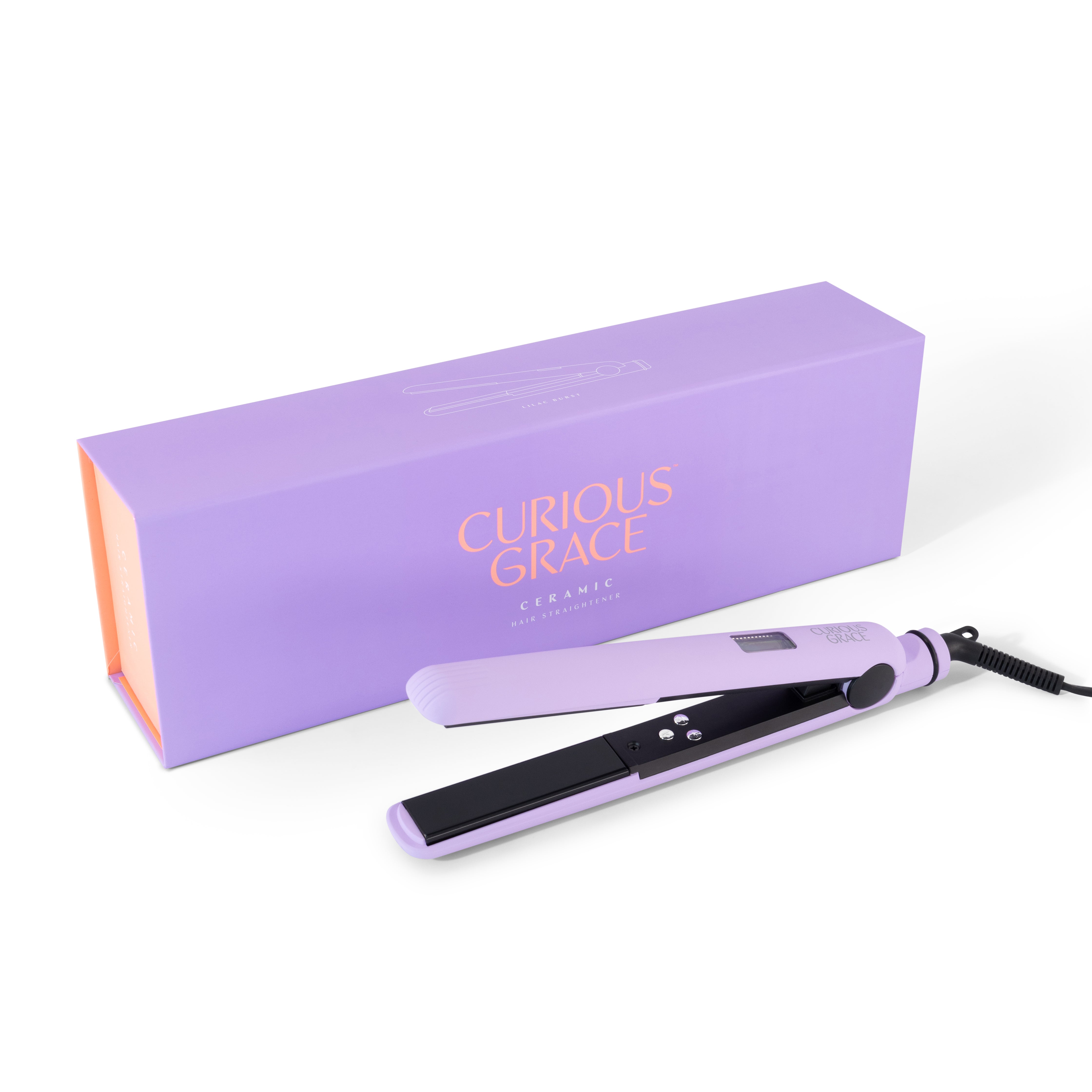 Ceramic Hair Straightener - Lilac Burst