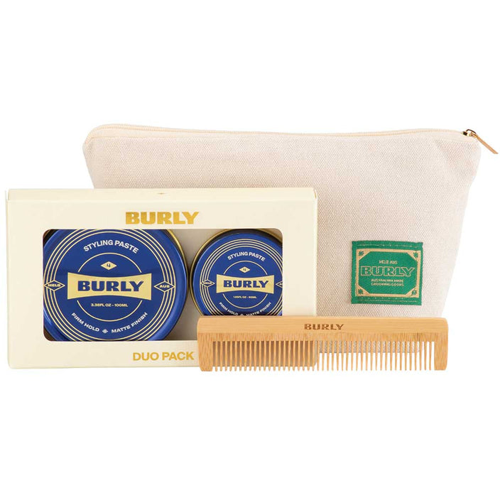 Styling Paste Duo + Toiletry Bag & Comb