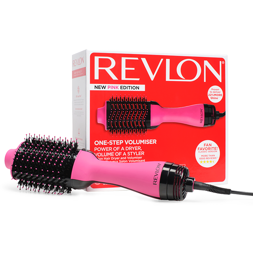 Picture of One Step Hair Dryer And Volumiser Hot Brush In Pink