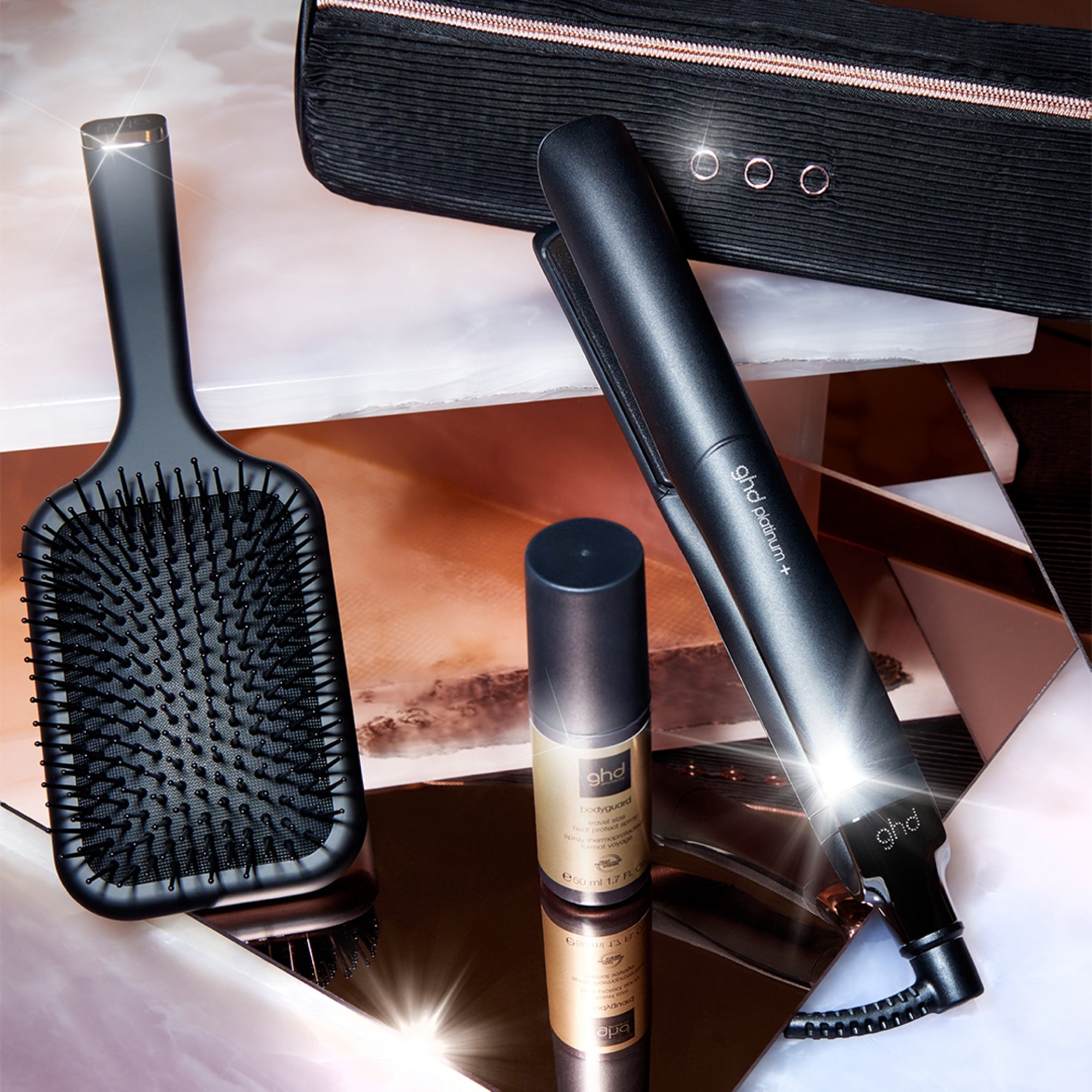 Limited edition ghd platinum+ straightener brushed in alluring jade