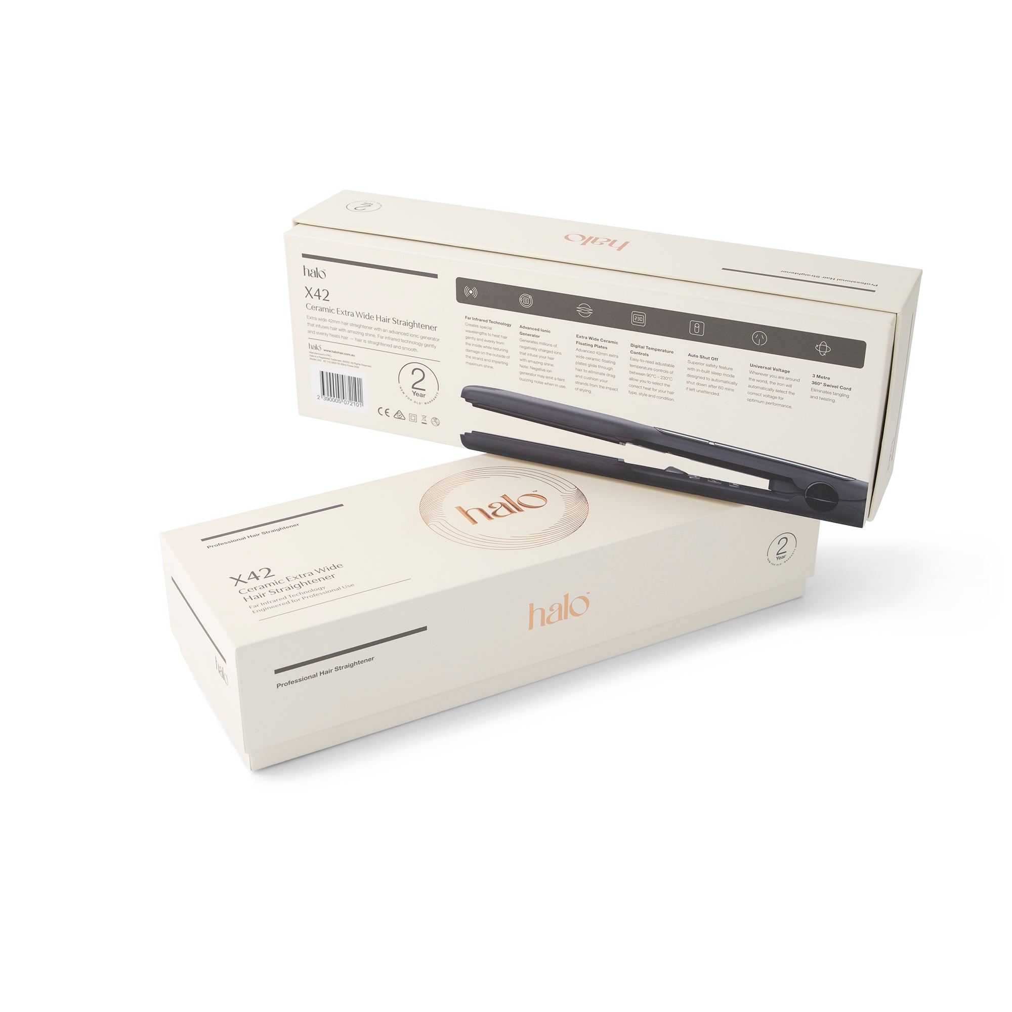 Halo X42 Ceramic Extra Wide Straightener