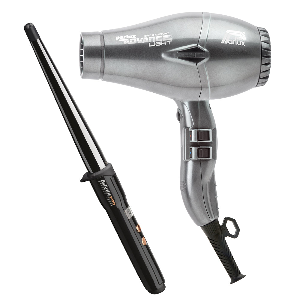 Advance Dryer Graphite with Free Ceramic Conical Curler 25mm-13mm