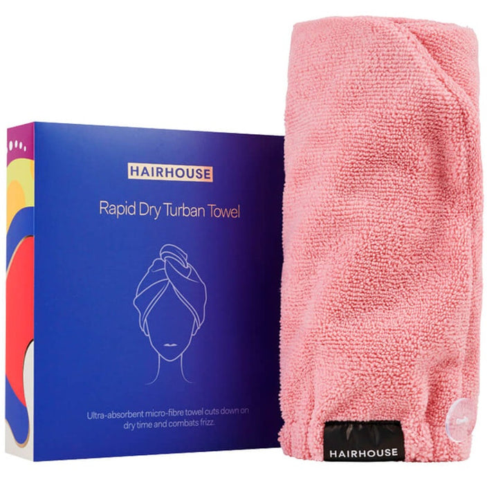Rapid Dry Turban Towel - Pink