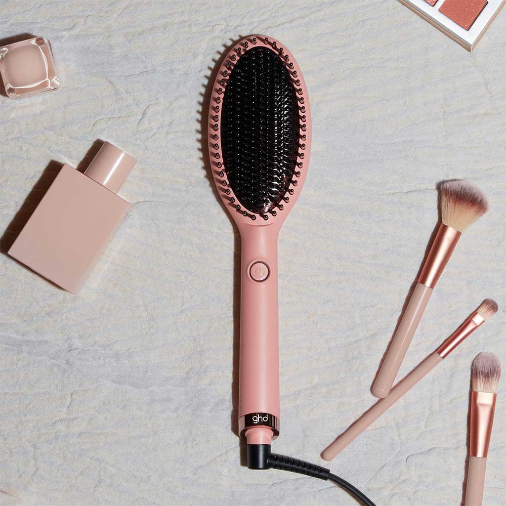 Picture of Glide Hair Straightener Brush Limited Edition In Pink Peach