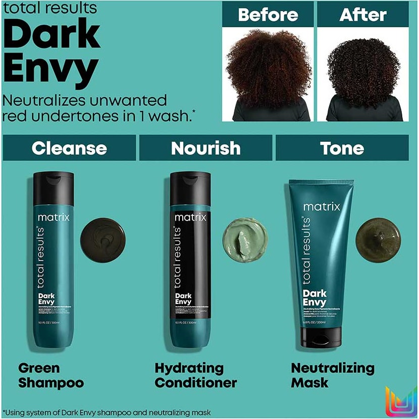 Picture of Total Results Dark Envy Shampoo 1L