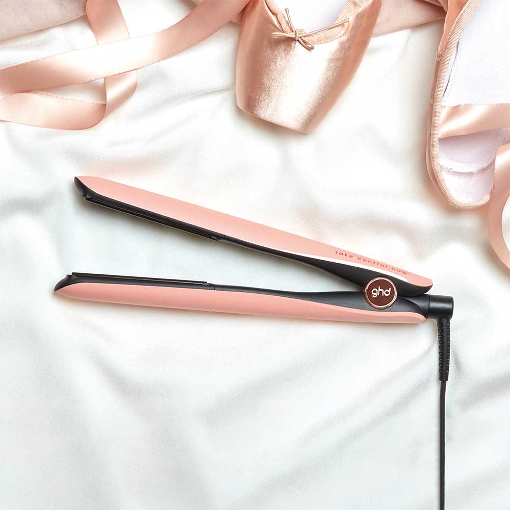 Picture of Gold Hair Straightener Limited Edition In Pink Peach