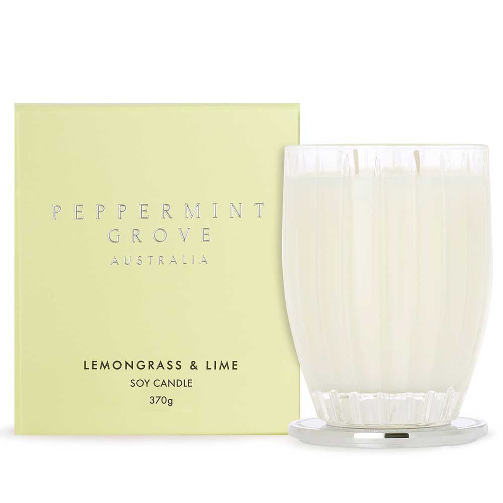 Picture of Lemongrass & Lime - Large Soy Candle 370g