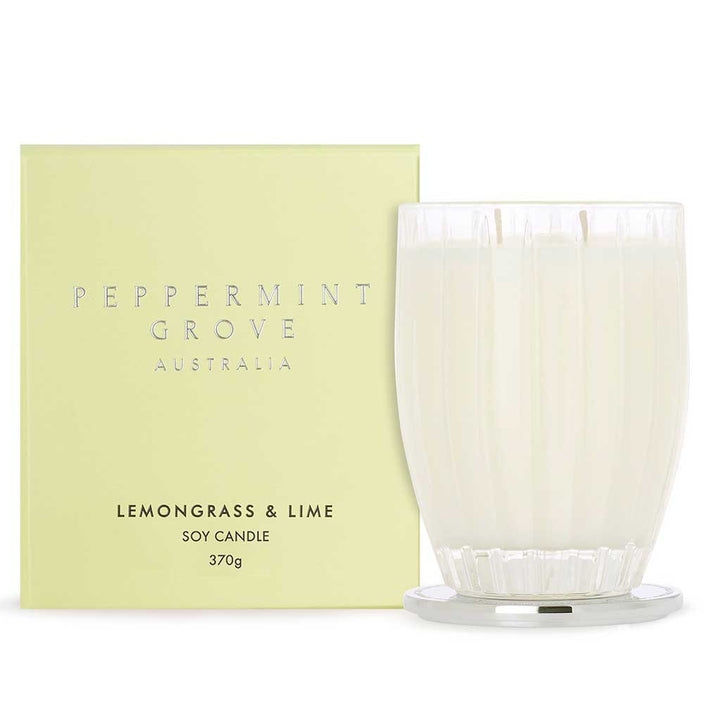 Lemongrass & Lime - Large Soy Candle 370g