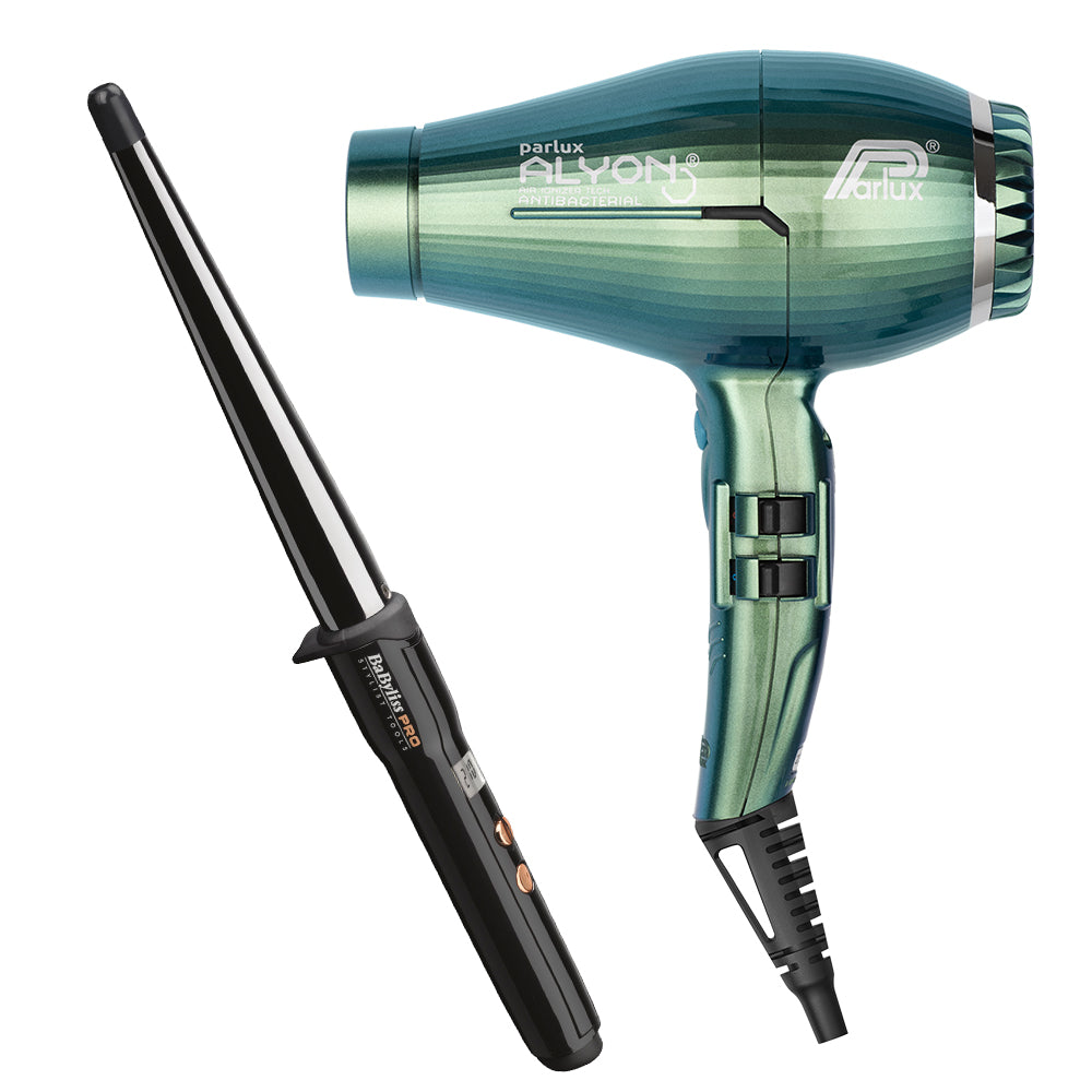 Picture of Alyon Dryer Jade with Free Ceramic Conical Curler 25mm-13mm