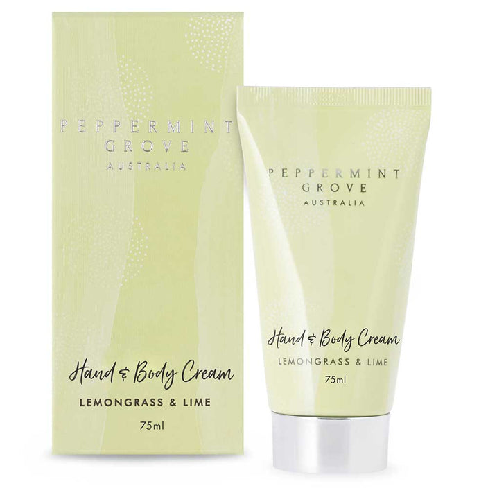 Lemongrass & Lime - Hand & Body Cream Tube 75ml