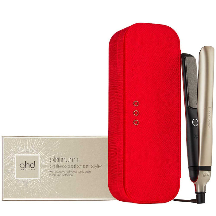 Grand-Luxe Platinum+ Hair Straightener in Champagne Gold