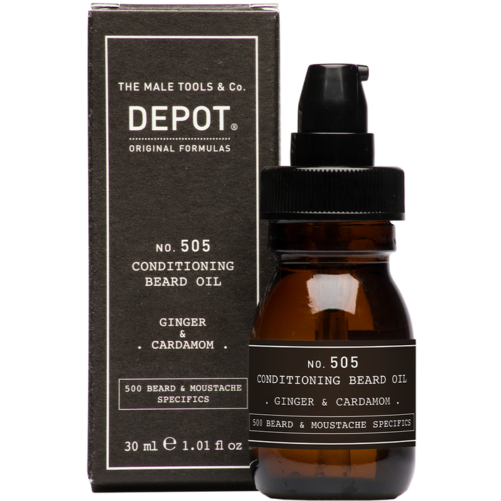 No.505 Conditioning Beard Oil - Ginger + Cardamon 30ml