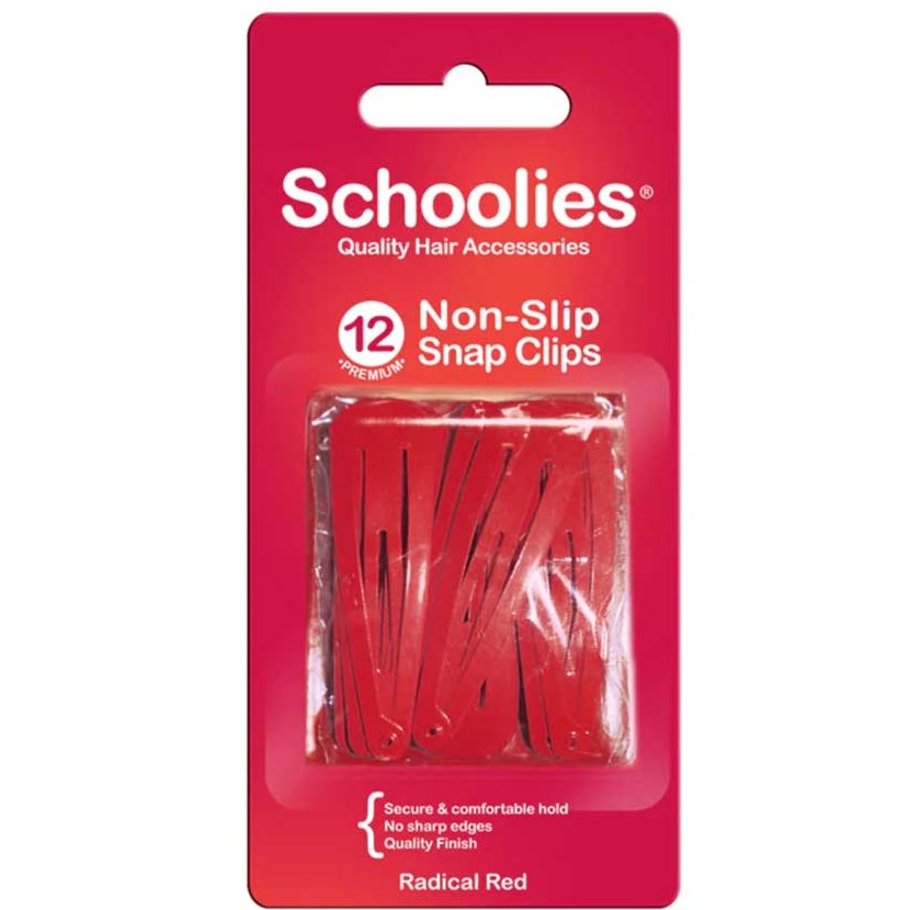 Picture of Snap Clips 12pc Radical Red