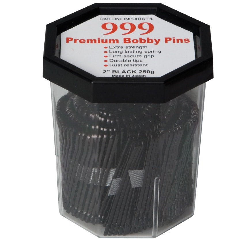 Picture of Bobby Pins 250g Tub 2 Inch Black