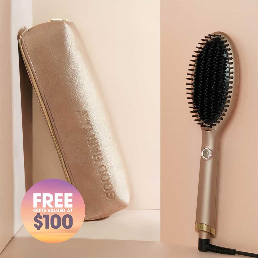 Picture of Sunsthetic Glide Smoothing Hot Brush in Sun-Kissed Bronze