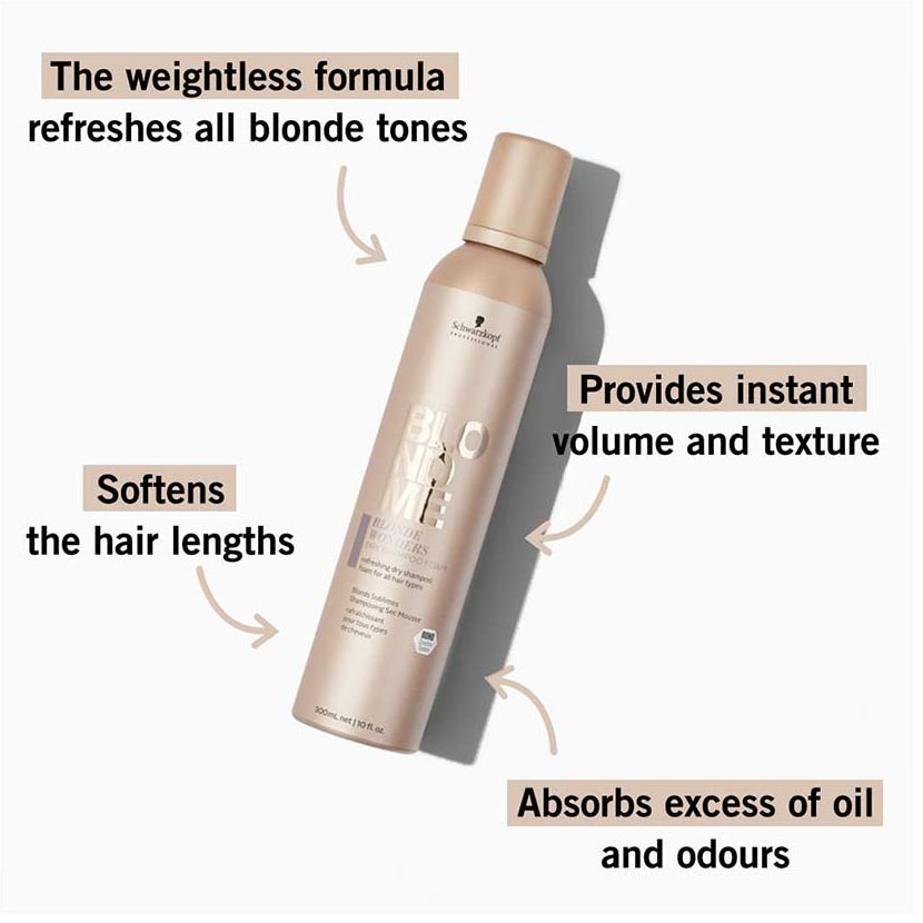 Picture of Blondme Blonde Wonder Dry Shampoo Foam 300ml