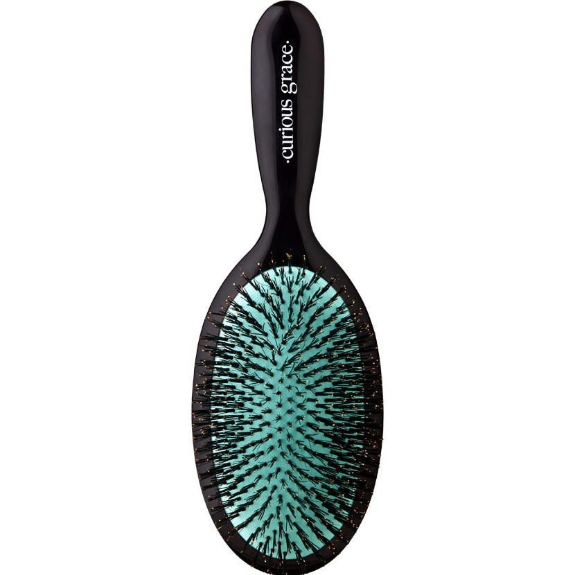 Classic Boar Bristle Cushion Brush L