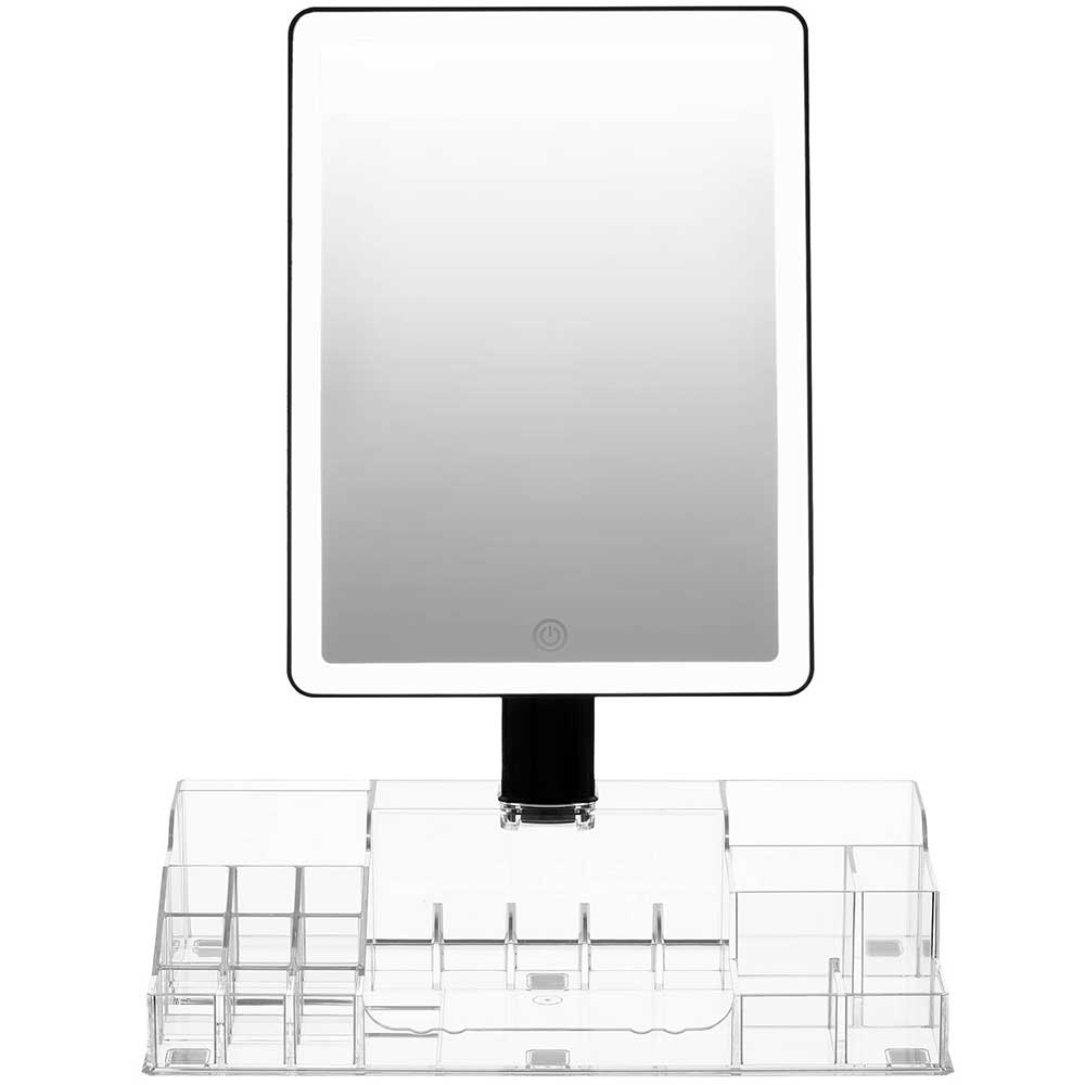Picture of Radiance LED Beauty Mirror with Organiser - Black