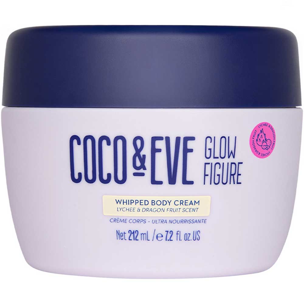 Picture of Coco & Eve Glow Figure Whipped Body Cream Lychee & Dragon Fruit Scent 212ml